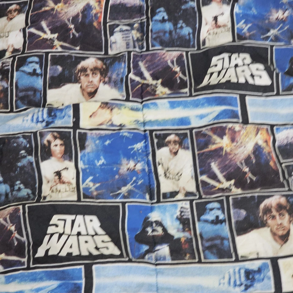 Edredón Reversible Doble Star Wars 75x70" Lucasfilms Darth Vader Luke De Colección Leer Foto 4 de 4