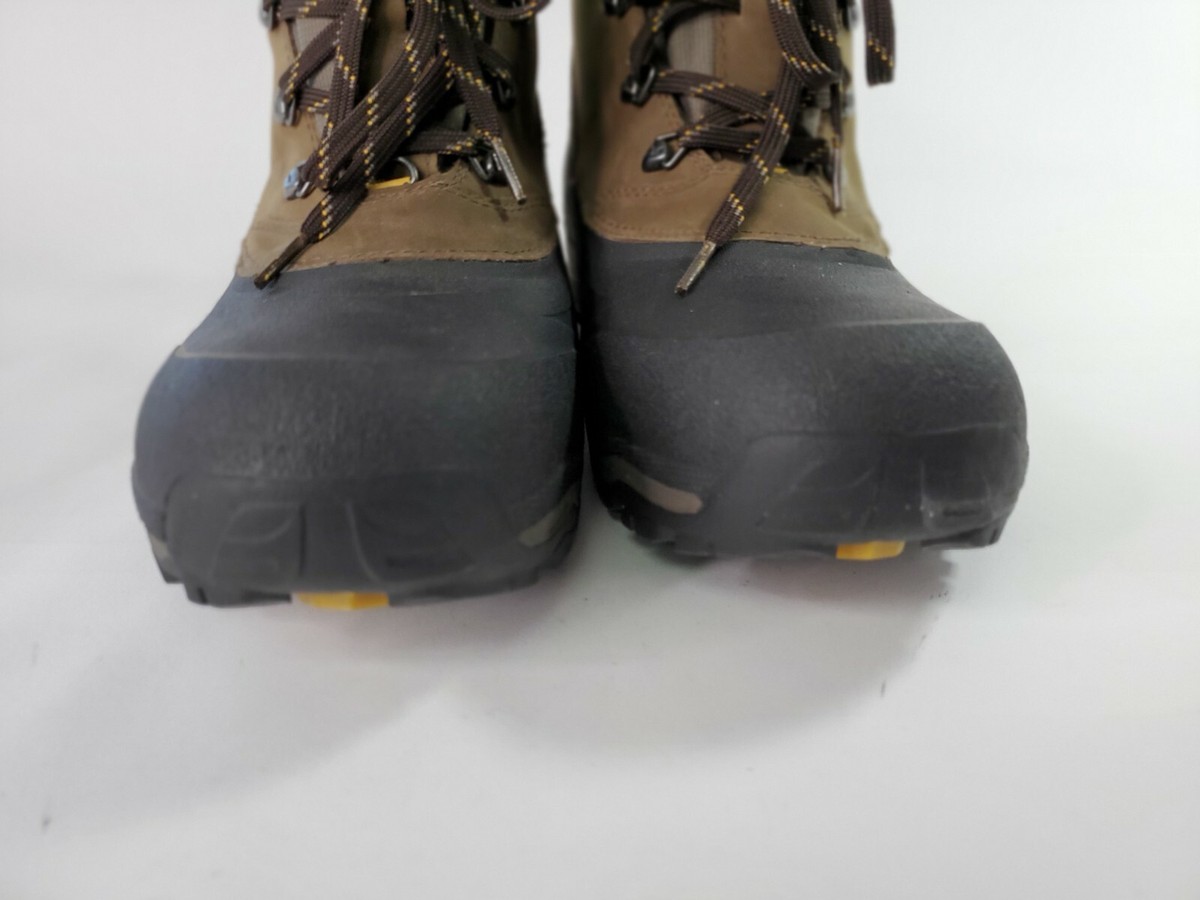 EDDIE BAUER SNOWFOIL WATERPROOF  WEATHER EDGE WINTER BOOTS COLOR CARBON SIZE 13 Eddie Bauer Snowfoil Men 13 Brown Weatheredge Thermafill  main image 2