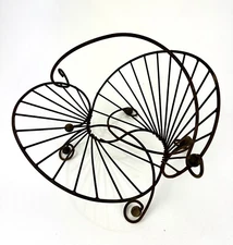 Mid Century Modern Metal Wire Bowl Basket MCM