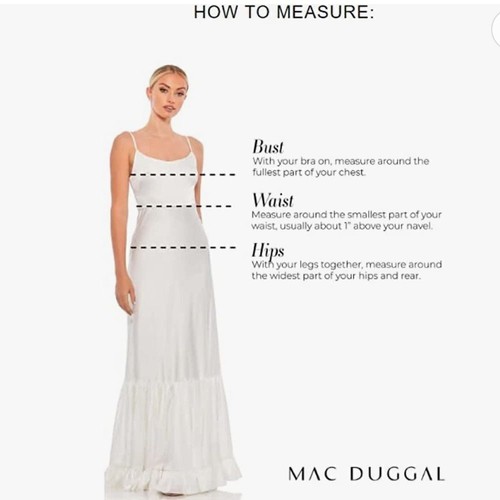 Ieena Duggal 49088 Long Sleeve Dress for Evening - Unique V-Neck AUTHENTIC - Picture 5 of 10