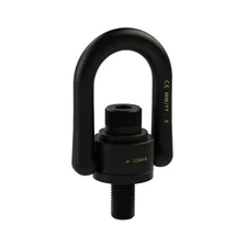 33614 Heavy Duty Swivel Hoist Ring, Alloy Steel w/ Black Oxide Finish, G Thre...