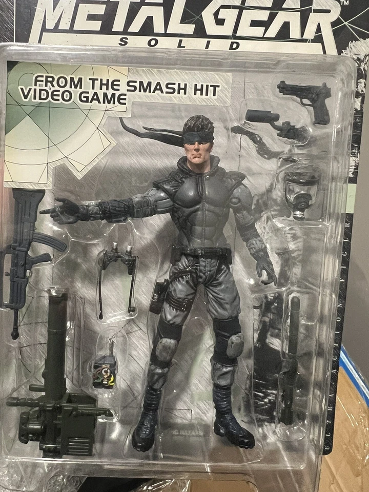 Figura de acción Metal Gear Solid McFarlane Toys Solid Snake serie 1 - NUEVO sellado Foto 2 de 4