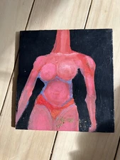 VINTAGE 50’s 60’s MODERN ABSTRACT EXPRESSIONIST OIL PAINTING CUBISM MODERNISM