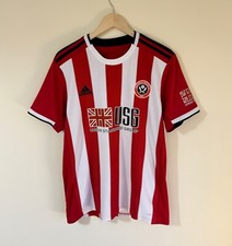 Sheffield United 2019/2020 Home Football Shirt Soccer Jersey Adidas Men's Size L