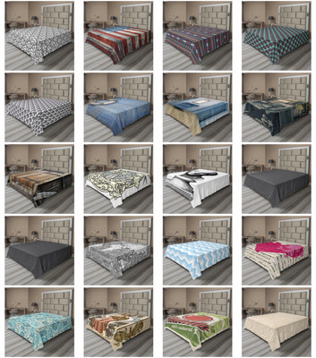 Ambesonne Antique Vintage Flat Sheet Top Sheet Decorative Bedding 6 Sizes