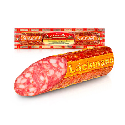 Wurst Salami Serwelat 300 g Moskowskaja Rind- und Schweinefleisch Lackmann