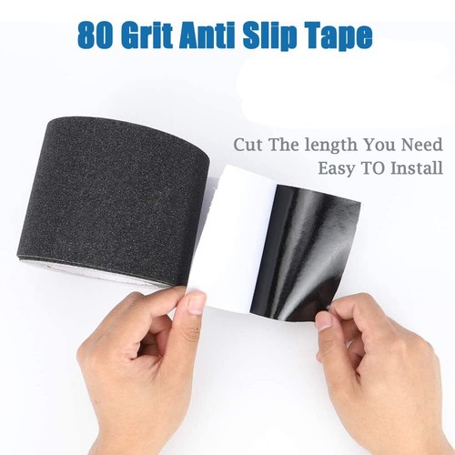 Grip Tape Anti Slip Tape 3"x20ft Black Non Skid Tape for Stairs Outdoor/Indoor - Picture 3 of 6