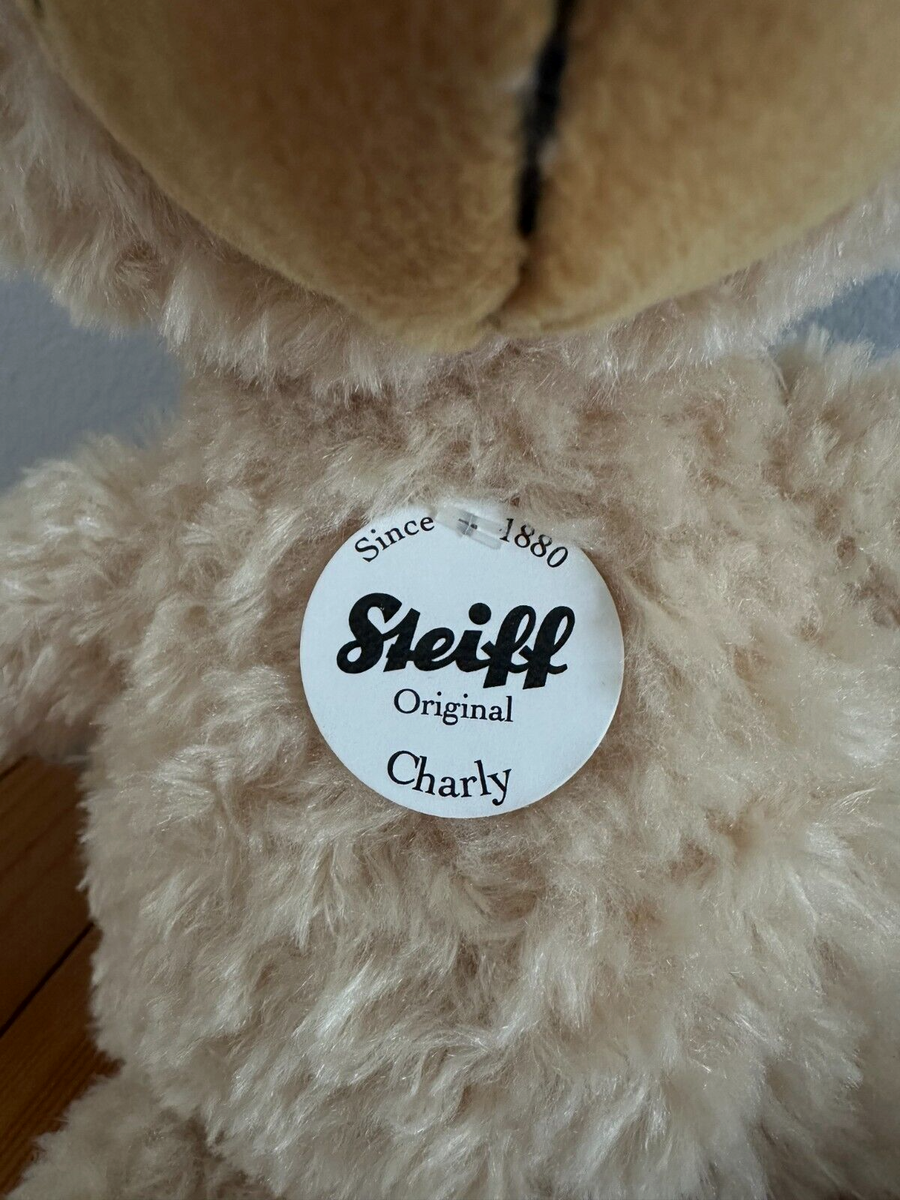 Steiff Original RARE Handmade Beige Tan Charly Teddy Bear 12