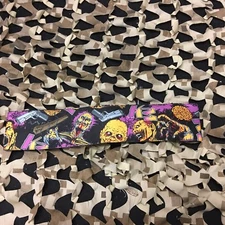 NEW KM Paintball Headband - Zombie Orange/Purple