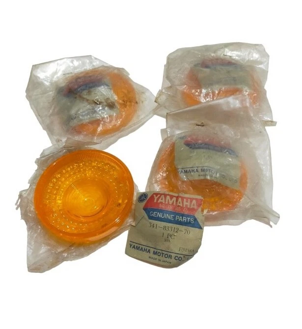 Lente intermitente señal de giro Yamaha XS1 XS850 XS750 XS650 RD400 RD350 DT250 nos 4 piezas Foto 2 de 2