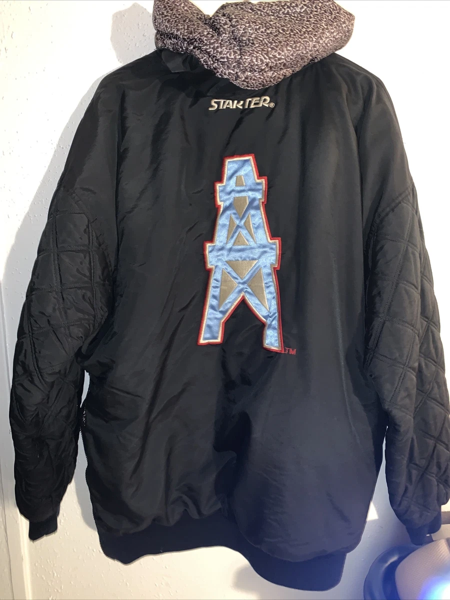 vintage houston oilers starter jacket