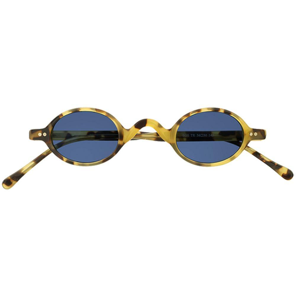 Italian Handmade Epos Eos TR Amber Turtle Sunglasses 36/30 145mm Multi-Lens-image