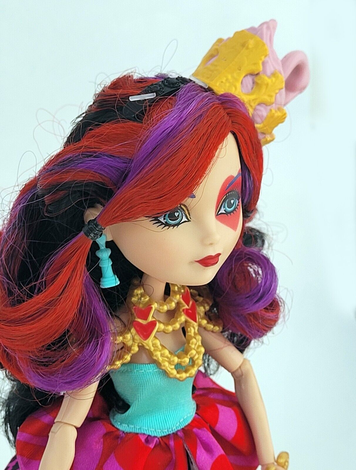 Ever After High Lizzie Hearts Royal Doll (nova, Lacrada)