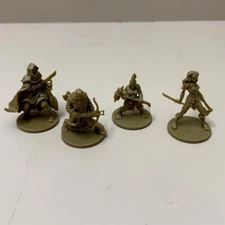 5pcs Warriors Survivor Zombicide Black Plague Heroes Box Board Game Minis Loose