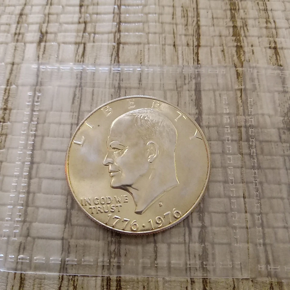 Coins Bicentennial 1776-1976 S Mint Mark Quarter Half & Dollar NOT GRADED - Image 2 of 4