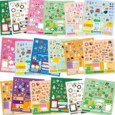 24 Sheets Holiday Stickers Seasonal Planner Calendar Stickers Monthly SeasonaL