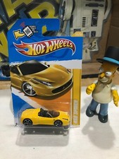 Hot Wheels 2012 NEW MODELS ~ 458 SPIDER (Yellow) (25/247) V5592 B39