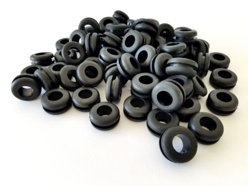 Paquete de 25 ojales de goma de 1/2" pulgada de diámetro interior - 1/8" de ancho de ranura - se adapta - Imagen 3 de 5