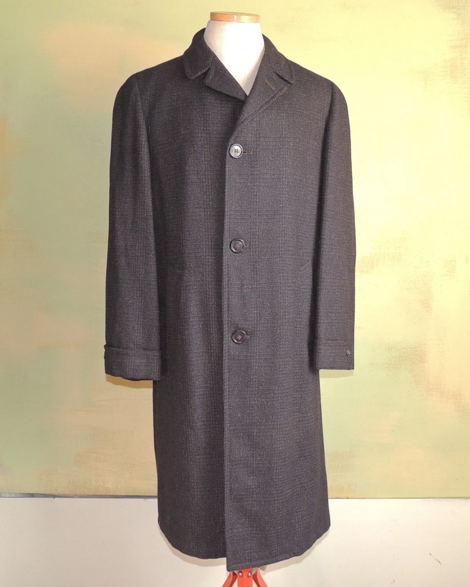 Tweed Overcoat In Vintage Outerwear Coats & Jackets For Men for