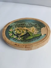 Vintage Flame Floats West Germany 1958 Great Graphics