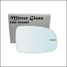 Vetro Specchio Nudo Adesivo Lato DX-Passeggero Per Opel Corsa C dal 2000-2009