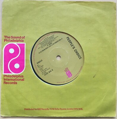PEOPLES CHOICE IF YOU GONNA DO IT 1977 UK PHILADELPHIA VINYL 7 '' 45 SINGLE 5237