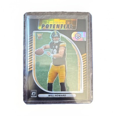 Panini 2025 Donruss Optic Will Howard Black Pandora /149 Prizm Rookie Steelers