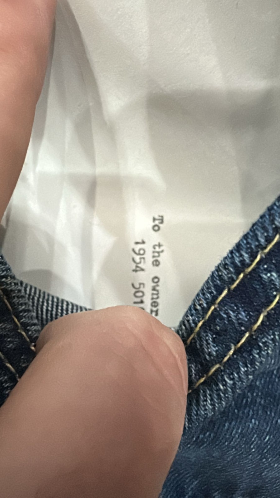 LVC Levi's Vintage Clothing 1954 31x34 501Z XX BigE Selvedge Jeans RARE image 3