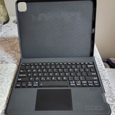 CODi Buetooth Keyboard Folio Case for iPad Pro 12.9 3rd Generation Black Used