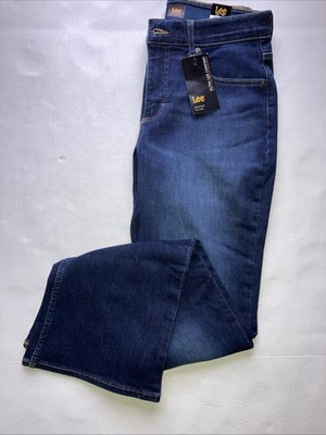 LEE Ultra Lux Comfort Bootcut Women's Blue Denim Jeans 10 long tall