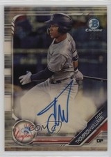 Marketplace image: 2019 Bowman Chrome Prospect Superfractor 1/1 Dom Thompson-Williams Auto 0c2