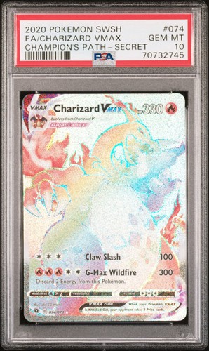 Charizard VMAX graded PSA 10 for sale on eBay