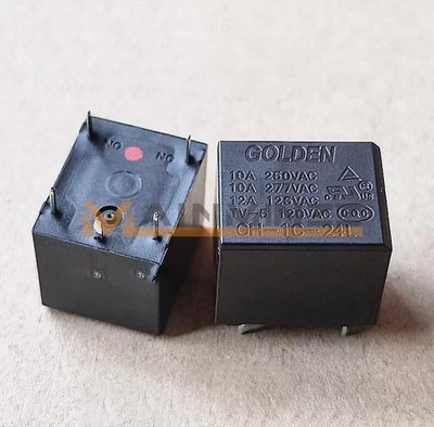 5PCS GOLDEN GH-1C-24L power relay 5Pins #md