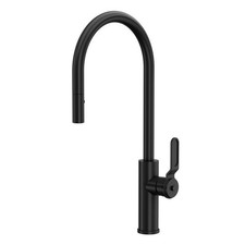Rohl Myrina Pull-Down Kitchen Faucet With C-Spout - Matte Black - MY55D1LMMB