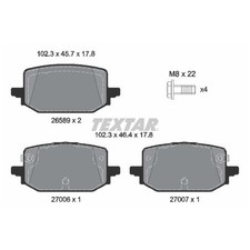 Satz Bremsbeläge Bremsklötze hinten für Renault Austral Espace 6 RHN | 239912
