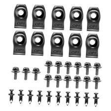 35 PCS Engine Under Cover Splash Shield Guard Body Bolts Screws Kit, Bumper