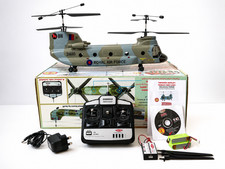 Twister Chinook RC Helicopter RAF Boxed & Complete Displayed Only Never Flown