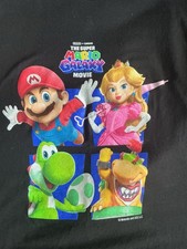 Nintendo The Super Mario Bros. GALAXY MOVIE T-Shirt Mens Medium NEW