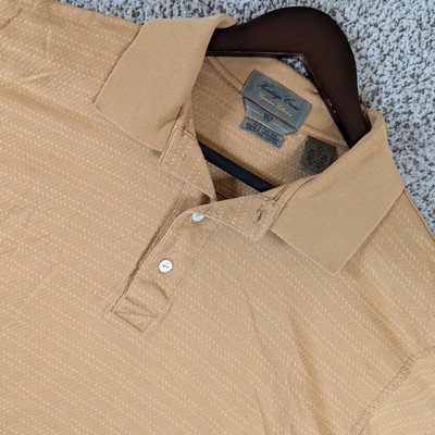 Heritage Cross Polo Shirt Egyptian Cotton Short Sleeve Casual Top Mens Large