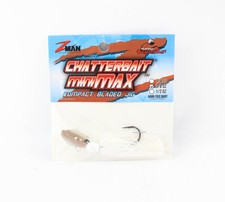 Zman Chatterbait Mini Max Sinking Lure 3/8 Oz Pearl Ghost (8859)