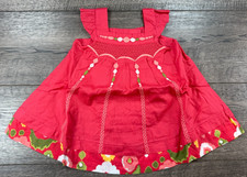 Baby Girl Clothes New Gymboree 0-3 Month 2pc Bohemian Jewel Pink Flower Dress