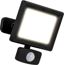 Outdoor Security LED Floodlight with PIR Motion Sensor for Driveways, Walkways