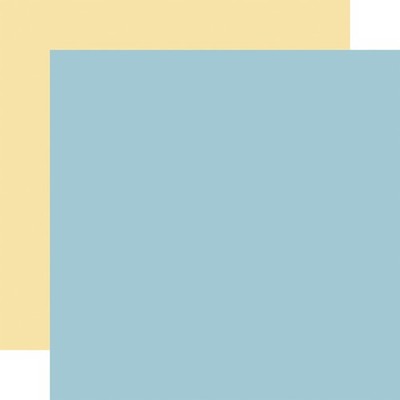 Echo Park In Full Bloom Cardstock 12X12-Blue / Yellow