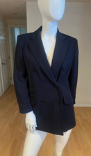 LAUREN RALPH LAUREN DOUBLE BREASTED NAVY BLAZER JACKET SZ 8P