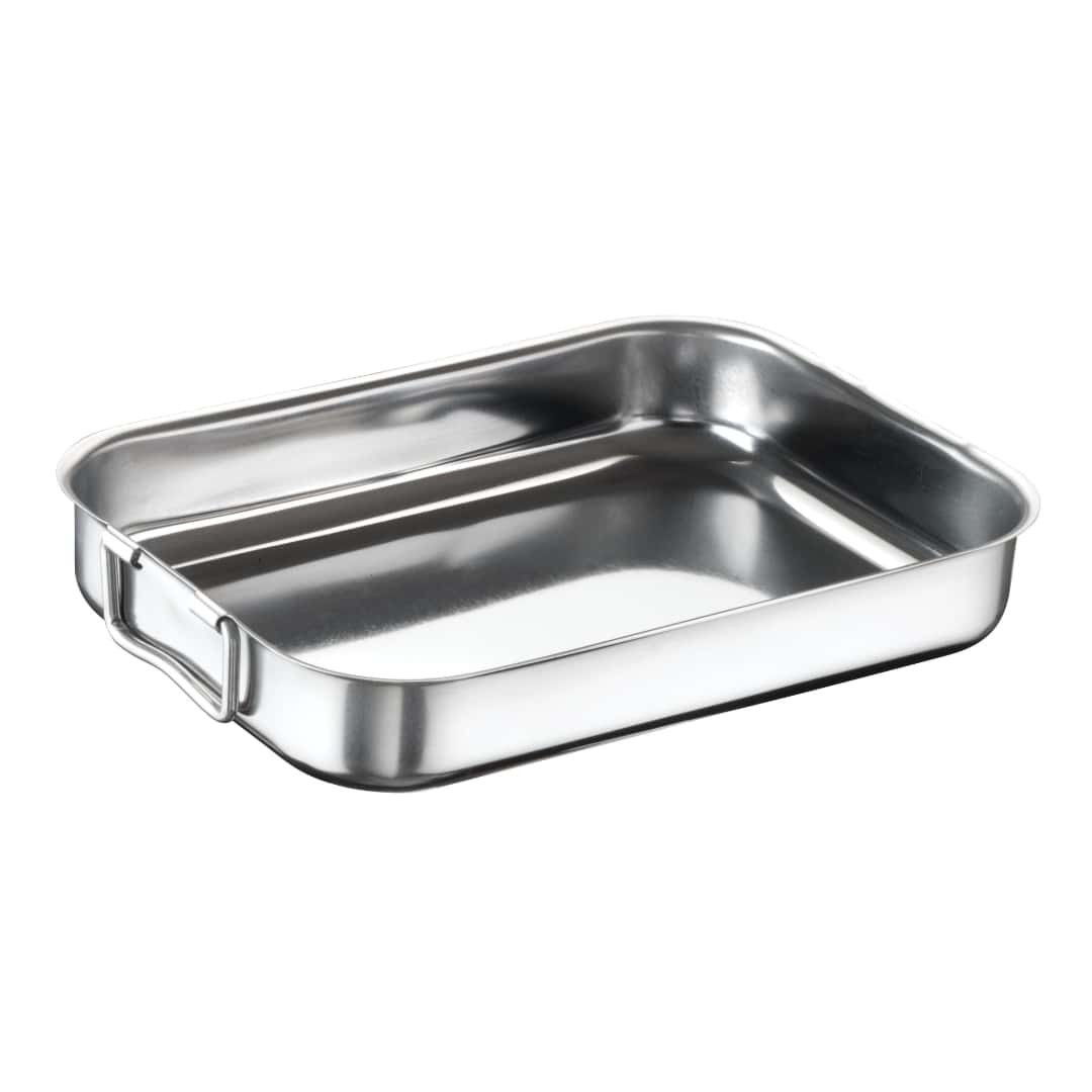 Teglia Forno Prima Acciaio Inox Plus Ecoline 30x22x5,5h cm - Pintinox