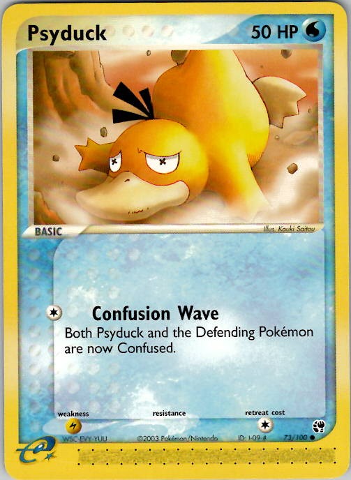 Psyduck Sandstorm 73/100 NM