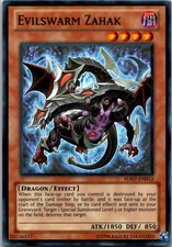 Evilswarm Zahak Super Rare Hidden Arsenal 7: Knight of Stars HA07-EN012 LP ENG