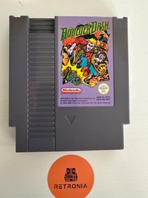 Boulder Dash Nintendo Nes gioco versione PAL A UK in scatola con manuale CIB