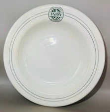 Union Steamship Estates Restaurant Ship Ware Bowl Globe Pottery Shelton England