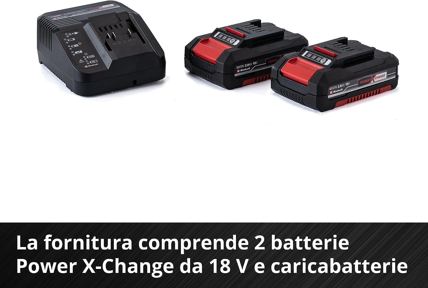 Einhell Set Trapano avvitatore battente TE-CD 18/40 Li-i +64 (2x2,0 Ah) foto 5